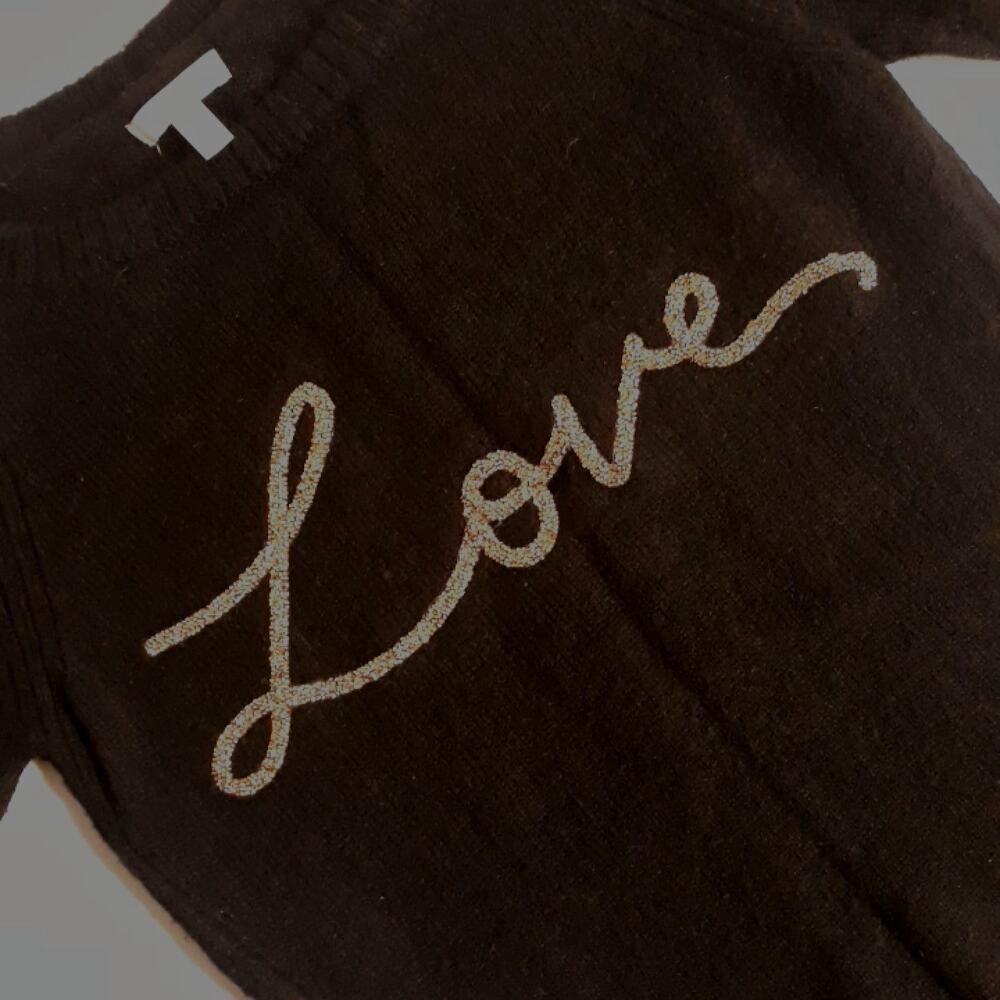 Lauren Conrad LOVE bling sweater - Picture 3 of 8